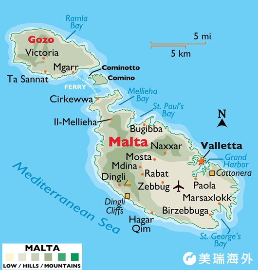 马耳他在哪里(马耳他在世界地图上的位置)