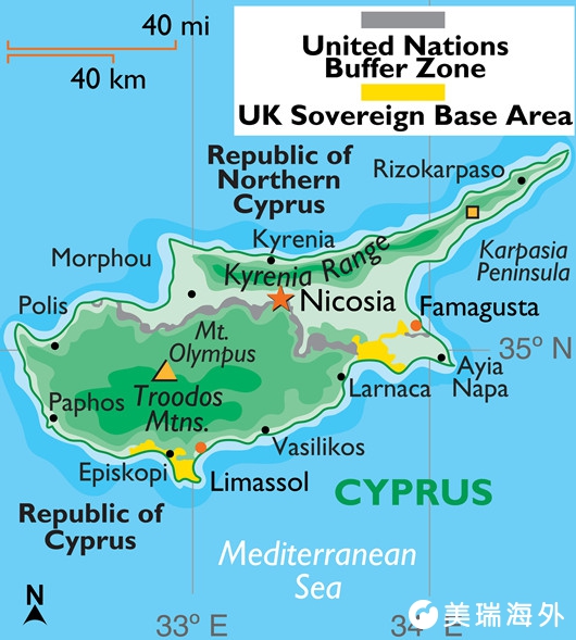 塞浦路斯在哪里(塞浦路斯在世界地图上的位置)