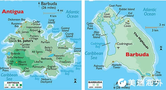 安提瓜和巴布达是哪个国家属于哪个洲？