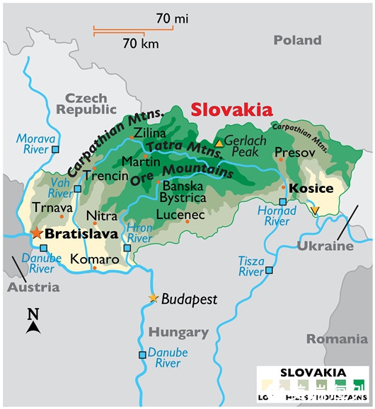 斯洛伐克在哪里(斯洛伐克在世界地图欧洲的位置)