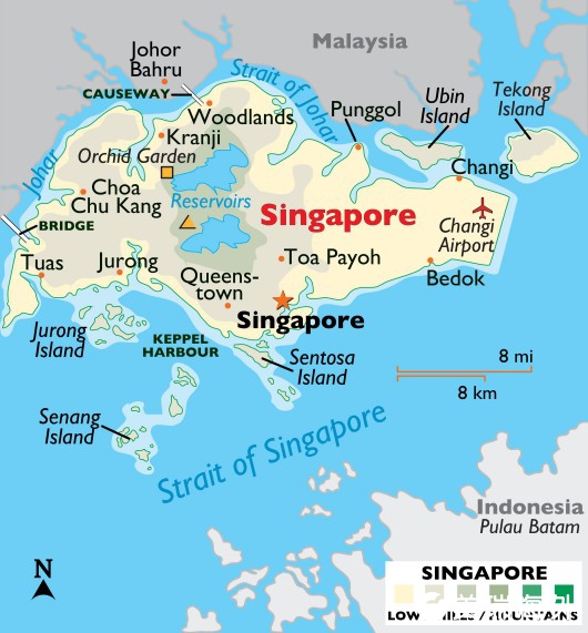 新加坡在哪里？详解新加坡在世界地图上的位置