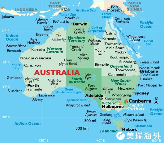 澳洲是哪个国家哪个洲(澳洲在世界地图上的位置)