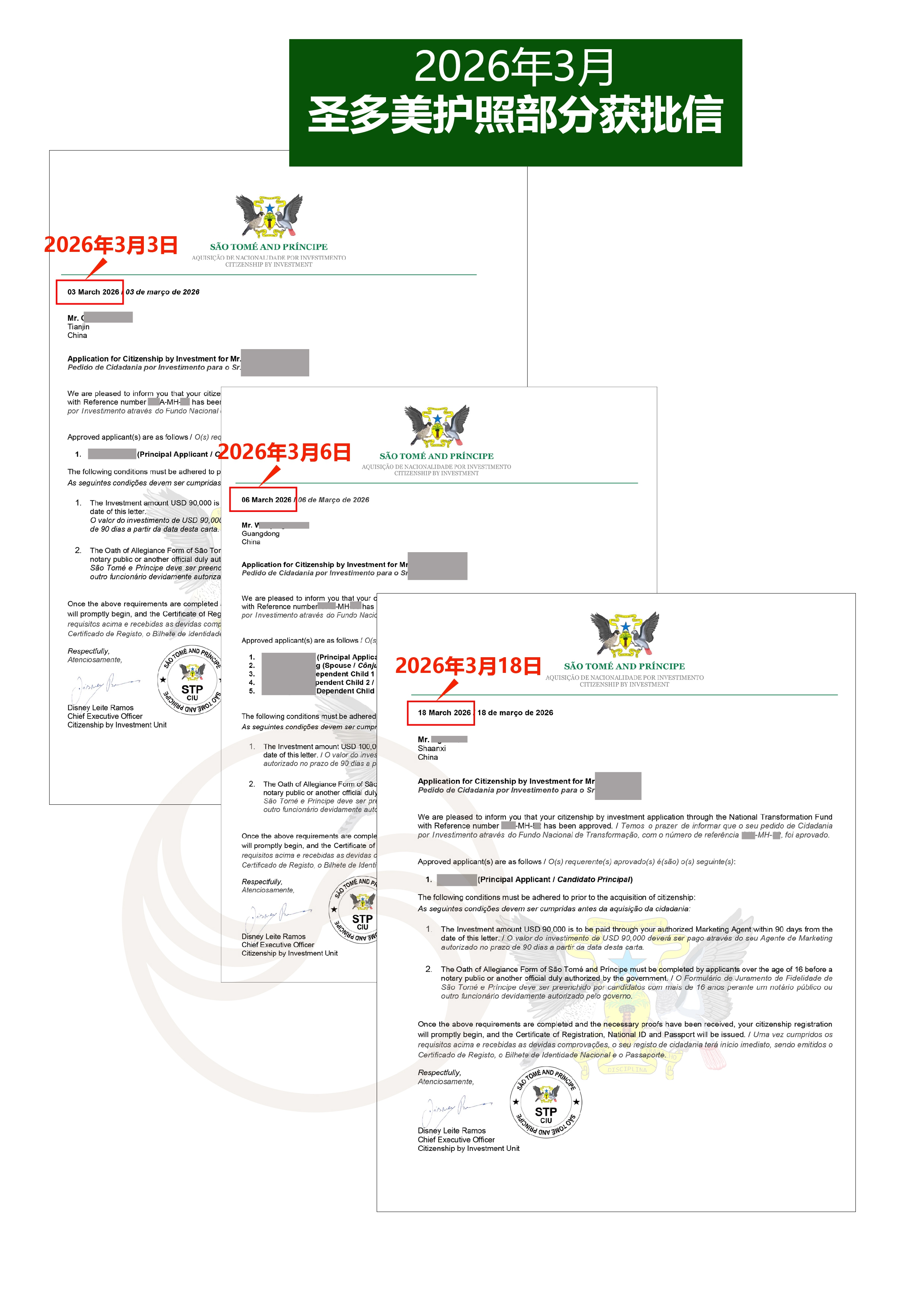成功案例看实力：圣多美移民优质企业如何助客户快速拿证